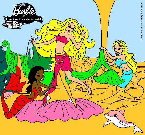 Barbie con sirenas