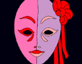 Dibujo Máscara italiana pintado por Djunda