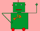 Dibujo Robot 4 pintado por Adelpho