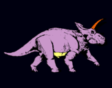 Dibujo Triceratops pintado por berzoekama