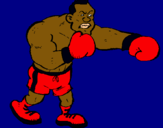 Dibujo Boxeador pintado por batboy 