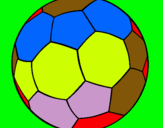 Dibujo Pelota de fútbol II pintado por vesta