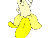 Dibujo Banana pintado por malejitha