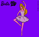 Dibujo Barbie bailarina de ballet pintado por rosiiiiiii