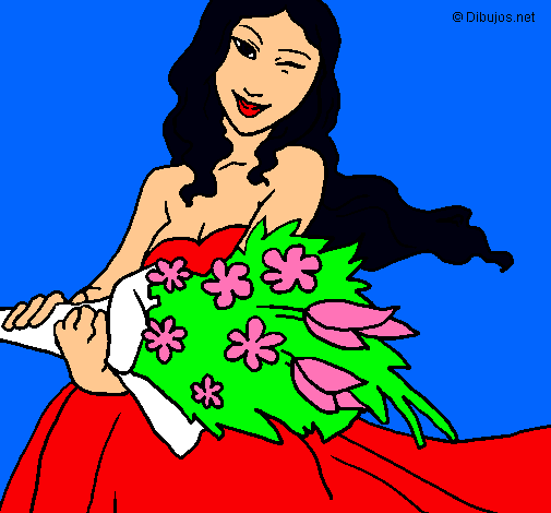 Dibujo Ramo de flores pintado por Djunda