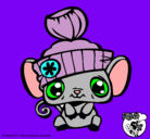 Dibujo Ratoncito Littlest Pet Shop pintado por vaca