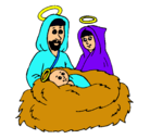 Dibujo Natividad pintado por yamila409