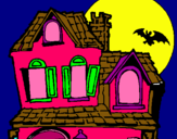 Dibujo Casa del misterio pintado por margariitaaa