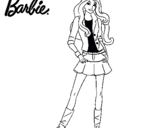 Dibujo Barbie juvenil pintado por ggfgdgd