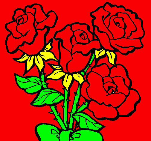 Ramo de rosas