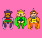 Dibujo Los Reyes Magos 4 pintado por c-r-i-s-t-i-