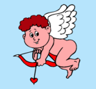 Dibujo Cupido pintado por nicolas138