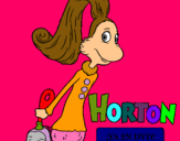 Dibujo Horton - Sally O'Maley pintado por guisela