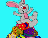 Dibujo Conejo de Pascua pintado por xavi-7