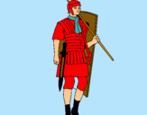 Dibujo Soldado romano pintado por josue1465545