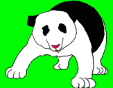 Dibujo Oso panda pintado por chinn