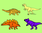 Dibujo Dinosaurios de tierra pintado por jonys