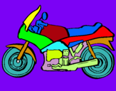 Dibujo Motocicleta pintado por maxxam
