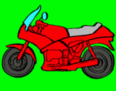 Dibujo Motocicleta pintado por daniel123