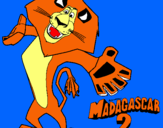 Dibujo Madagascar 2 Alex 2 pintado por Aalejaandroo