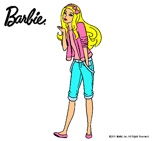 Barbie con look casual