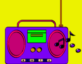 Dibujo Radio cassette 2 pintado por wuapetona15