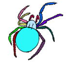 Dibujo Araña venenosa pintado por belen1969