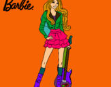 Dibujo Barbie rockera pintado por aroamf2005