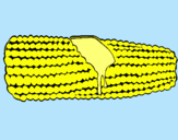 Dibujo Mazorca de maíz pintado por sanjuana
