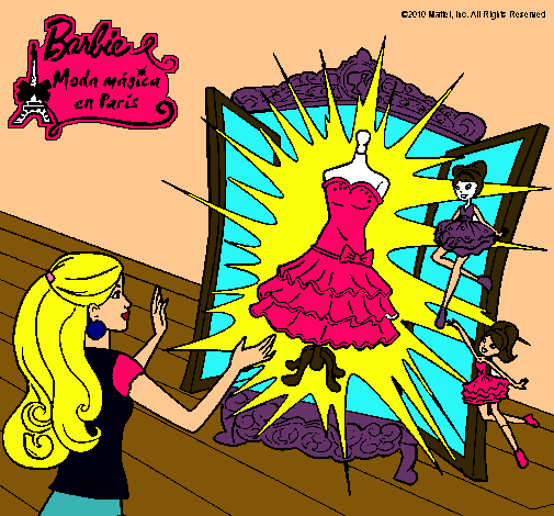 El vestido mágico de Barbie