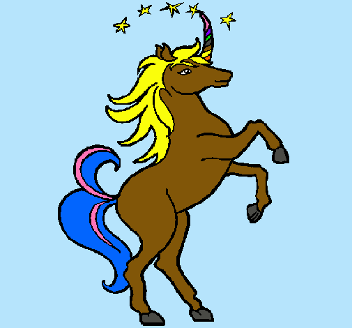 Dibujo Unicornio pintado por mayi7