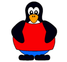 Dibujo Pingüino pintado por zatu