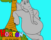 Dibujo Horton pintado por arias