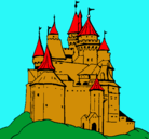 Dibujo Castillo medieval pintado por javier11