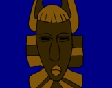 Dibujo Máscara africana pintado por dany_miley