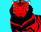 Dibujo Tigre pintado por onegato