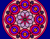 Dibujo Mandala 35 pintado por fiorelita