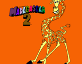 Dibujo Madagascar 2 Melman pintado por Franandwilo