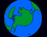 Dibujo Planeta Tierra pintado por tttttttttttt