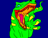 Dibujo Velociraptor II pintado por gavier