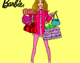 Dibujo Barbie de compras pintado por ELENAgema