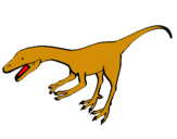 Dibujo Velociraptor II pintado por bruna