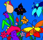 Dibujo Fauna y flora pintado por titina