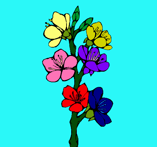 Dibujo Flores de campo pintado por Danuu