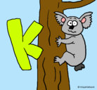 Dibujo Koala pintado por luuuuuuuuuuu