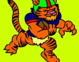 Dibujo Jugador tigre pintado por HGCFXFGHEWFK