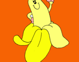 Dibujo Banana pintado por 12nathaly34