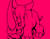 Dibujo Rinoceronte II pintado por ROFRRRRRB