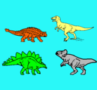 Dibujo Dinosaurios de tierra pintado por morriv