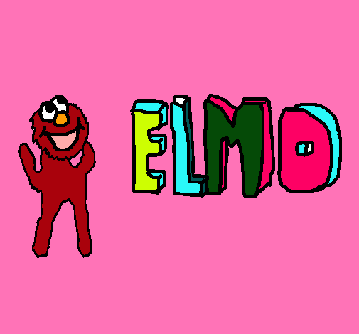Dibujo Elmo pintado por BRUJATA